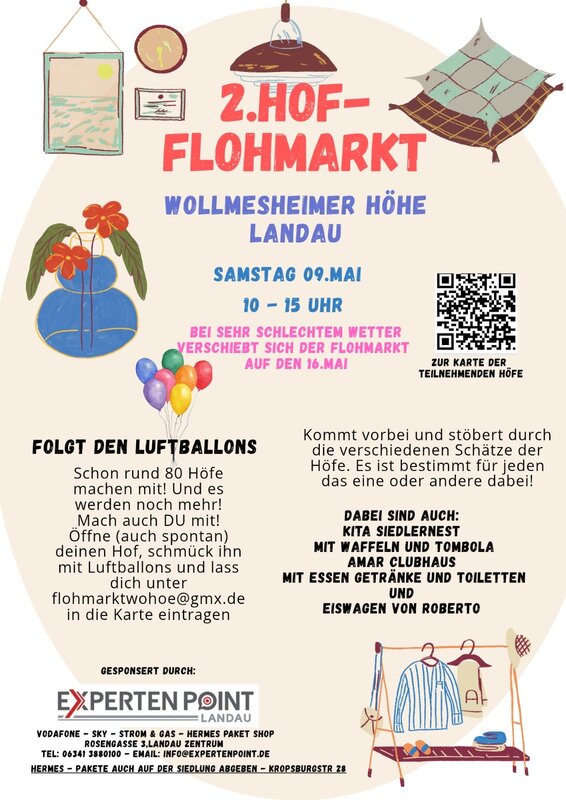 Hofflohmarkt Wohö am 09.05.2026 10-15 Uhr