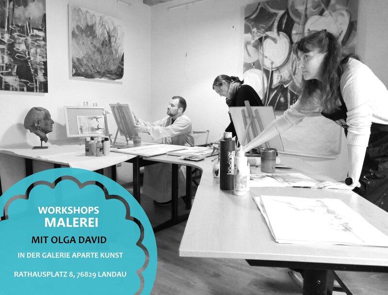 Acryl- und Ölmalerei Workshop bei Olga David