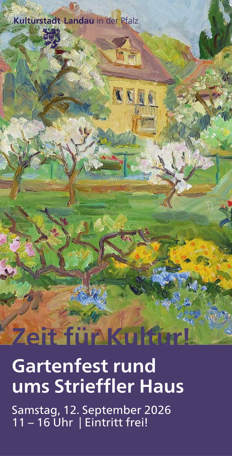 Gartenfest rund um das Strieffler Haus
