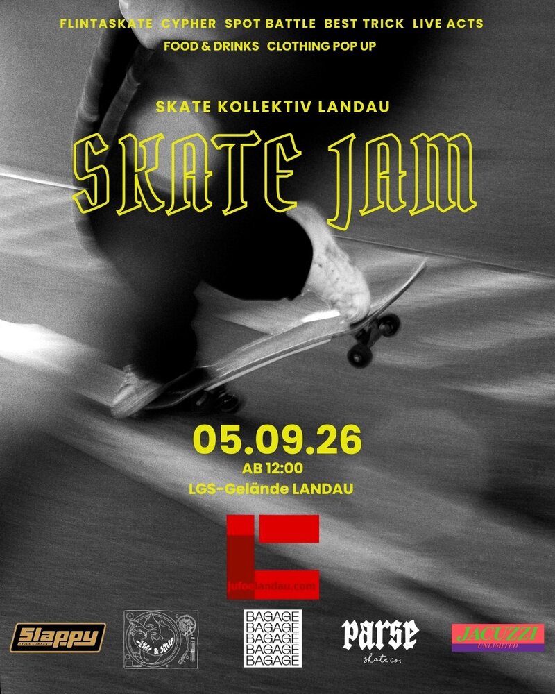 Skatejam auf dem LGS-Gelände: Workshops, Contest und Live-Musik