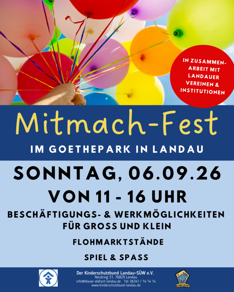 Mitmach-Fest im Goethepark