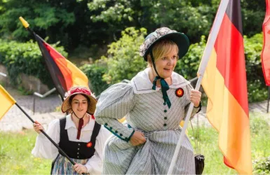 Inszenierte Führung: Auf den Spuren des Hambacher Festes