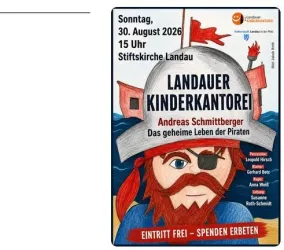 Kindermusical Landauer Kinderkantorei "Das geheime Leben der Piraten"