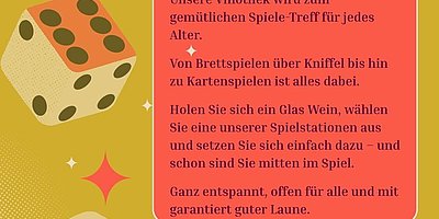Spieletreff in der Ortsvinothek