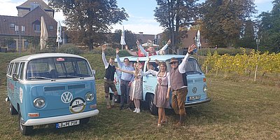 Mit dem Oldtimerbulli durch die Pfalz und das Elsass
