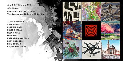 Gruppenausstellung „Farbhitze“