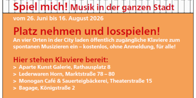 Spiel mich! - Musik in der ganzen Stadt