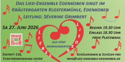 Sommerkonzert des Lied-Ensembles Edenkoben