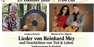 Benefizkonzert, Lieder von Reinhard Mey, Geschichten von Tod und Leben